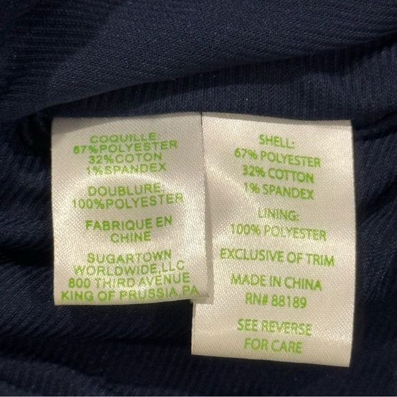 Lilly Pulitzer Womens Janice Sleeveless Dress Navy & Coral Hard to Find Size XL - Picture 10 of 14